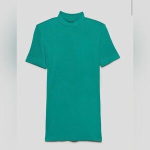 Aritzia Babaton Gonzalo Hip t shirt with mock neck.